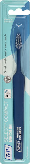 TePe Komfortable Manuelle Zahnbürste Medium Marineblau