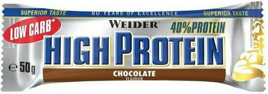 Weider High Protein Bars with 40% Protein & Flavor Chocolate 24x50gr