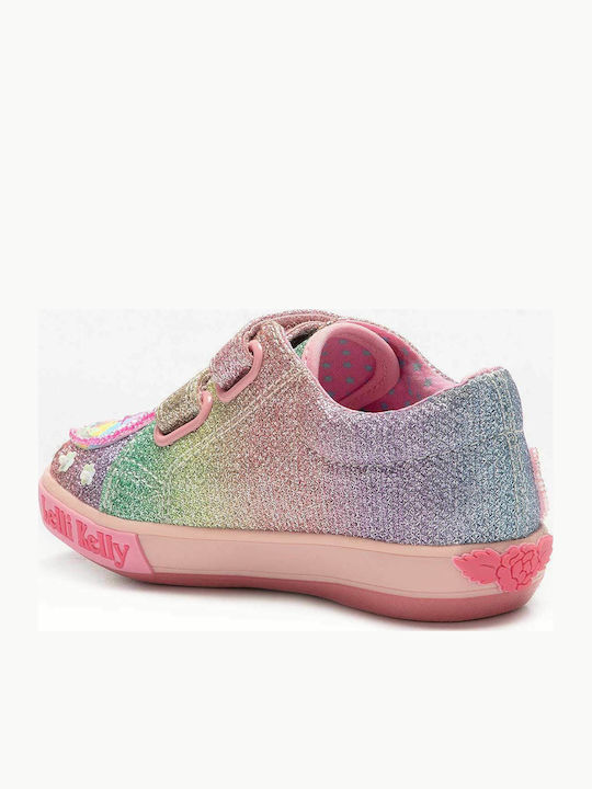 Unicorn Kinder Sneakers mit Klettverschluss Mehrfarbig