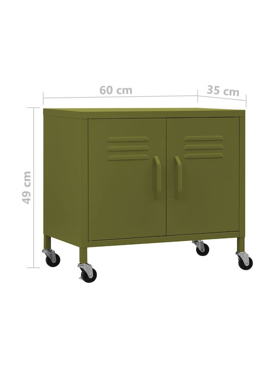 Шкаф Офис с колела Ladi 60x35x49см