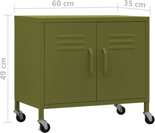 Шкаф Офис с колела Ladi 60x35x49см