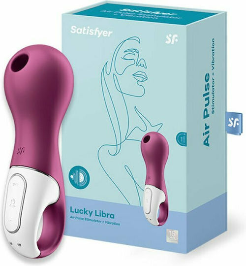 Satisfyer Lucky Libra Αναρροφητής Αιδοίου με Δόνηση Berry