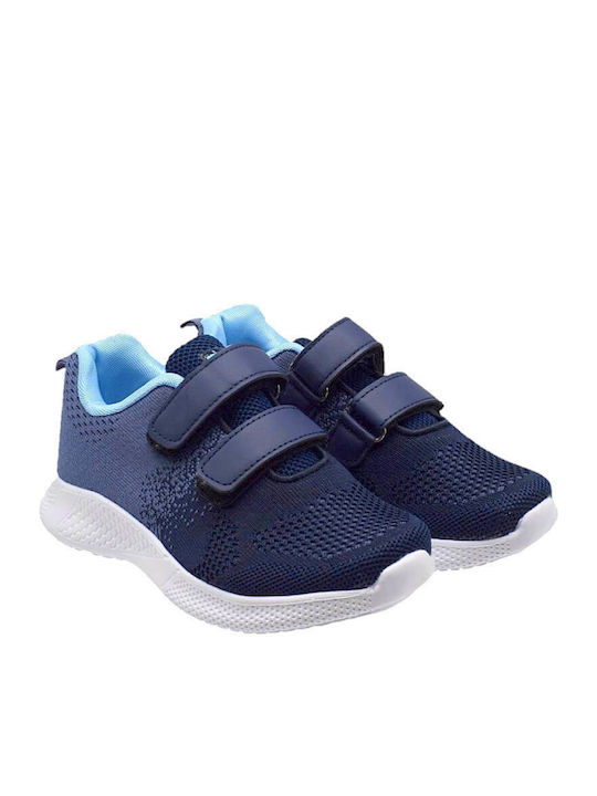 SmartKids Παιδικό Sneaker με Σκρατς για Αγόρι Μπλε