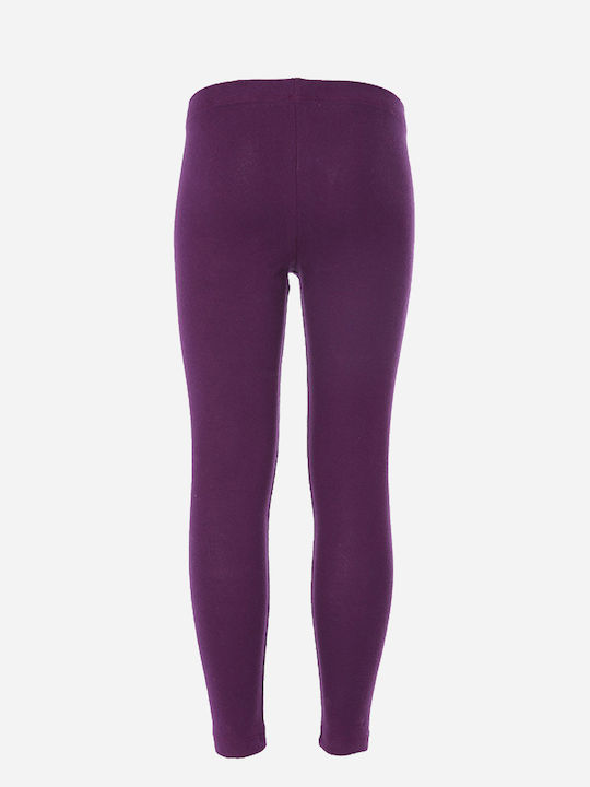 Matoufrance Kids Legging Long Purple