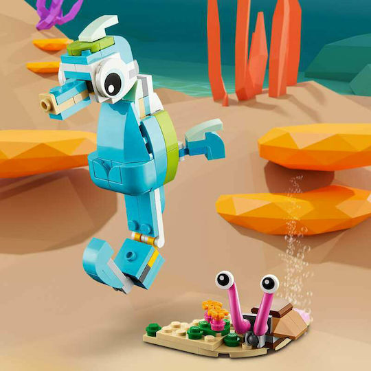 LEGO Creator Dolphin & Turtle για 6+ Ετών 137τμχ