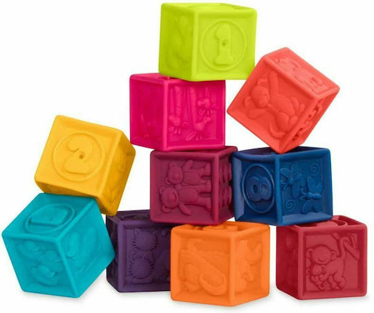 B.Toys Stacking Toy B One Two Squeeze for 6++ Months