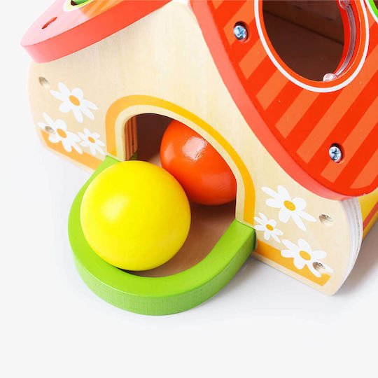 Top Bright Hammer Toy House Pounding made of Wood for 18++ Months