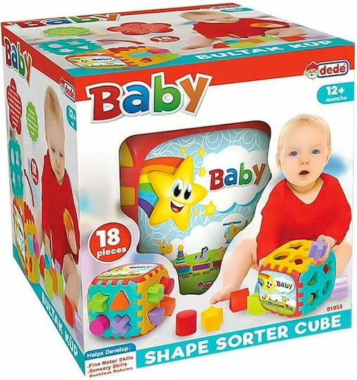 Dede Jucărie de Sortare a Formelor Cub cu Forme pentru 12++ Luni