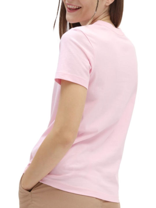 Vans Flying Γυναικείο T-shirt Orchid Pink με Στάμπα