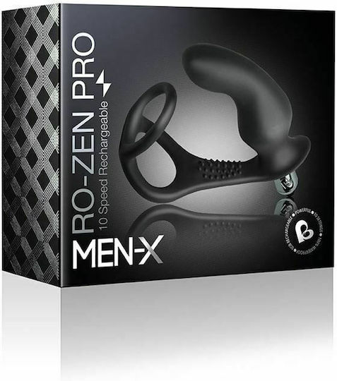 Rocks Off Ro-Zen Pro Men-X Black