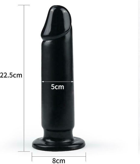 Lovetoy King Sized Πρωκτικό Dildo Μαύρο 23.5cm