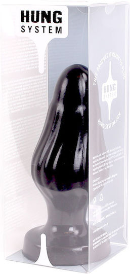 Hung System Corny Butt Plug Πρωκτική Σφήνα Μαύρη 22.5cm