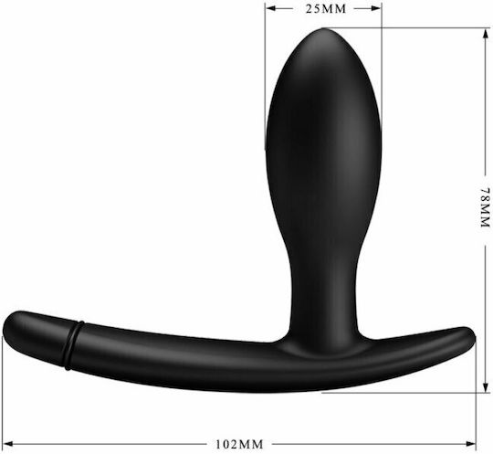 Pretty Love Drake Inflatable Πρωκτική Σφήνα Μαύρη