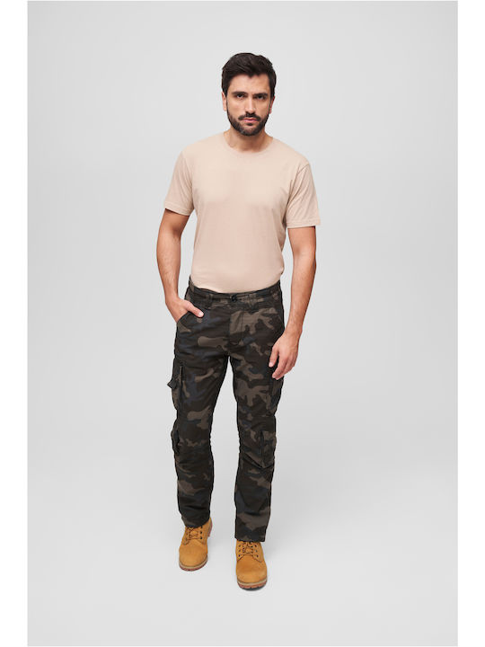 1016 Trousers Cargo in Slim Fit Dark Camo