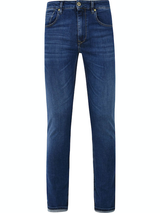 Zack M Pantaloni Jeans pentru Bărbați Elastic Albastru