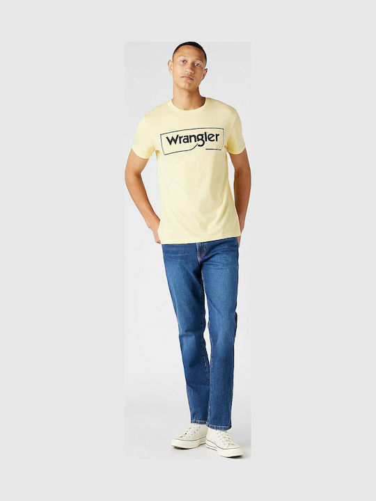 Texas Men's Jeans Pants with Slim Straight Fit Blue