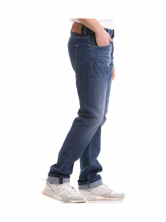 Zack M Pantaloni Jeans pentru Bărbați Elastic Albastru