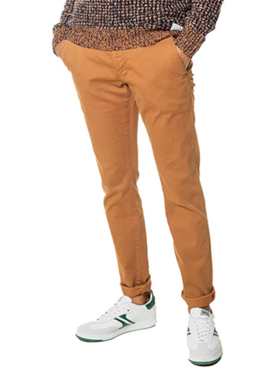 James Trousers Chino in Slim Fit Brown