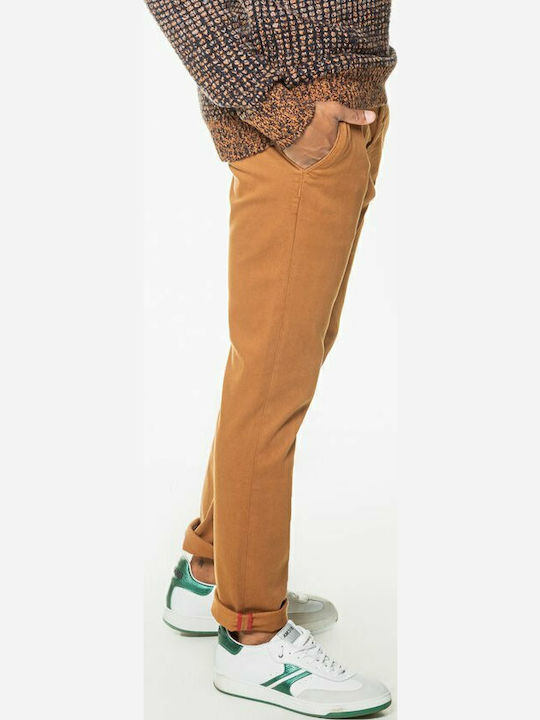 James Trousers Chino in Slim Fit Brown