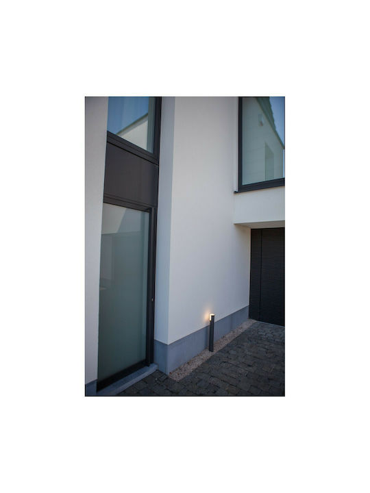 Lutec Cyra Außenstehlampe KLEINE POST LED Außenbereich 8W mit WARMES WEISS Licht IP54 SCHWARZ