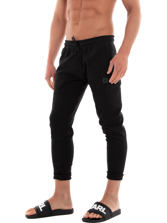 Code Tech Sweatpants with Elastic Black