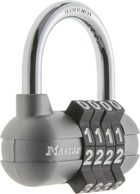 Master Lock Steel Padlock Brass Combination 64mm 1pcs