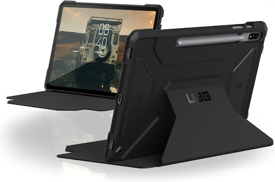UAG Metropolis Flip Cover Ανθεκτική Μαύρη (Galaxy Tab S8)