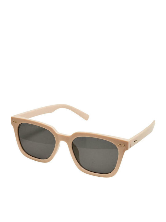 Urban Classics Chicago Women's Sunglasses with Plastic Frame Black / Brown / Light Beige