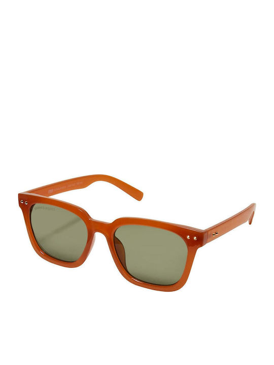 Urban Classics Chicago Women's Sunglasses with Plastic Frame Black / Brown / Light Beige