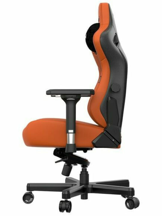 Anda Seat Kaiser 3 Large Καρέκλα Gaming Δερματίνης με Ρυθμιζόμενα Μπράτσα Blaze Orange