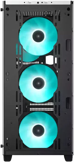 Deepcool CC560 Gaming Midi Tower Κουτί Υπολογιστή με Πλαϊνό Παράθυρο Λευκό