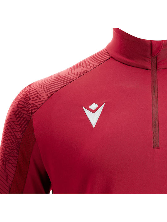 Naryn Long Sleeve Athletic Blouse Red
