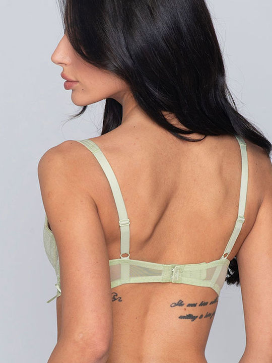 Flirt Balconette Mint Σουτιέν mit leichter Polsterung