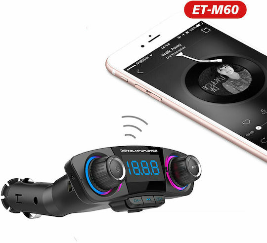 Earldom FM Transmitter Αυτοκινήτου με Bluetooth / USB