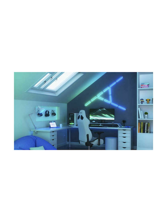 Nanoleaf Smart Neon Διακοσμητικό Φωτιστικό Lines Starter Kit LED RGB 15τμχ