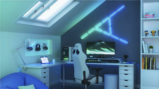 Nanoleaf Lines Starter Kit WiFi Lustră Decorativă Multicolor 15buc