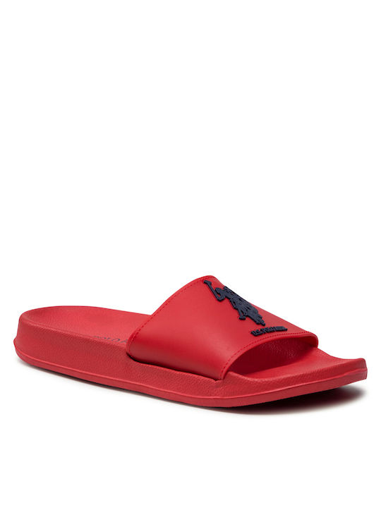 U.S. Polo Assn. Gavio 001 Slides σε Κόκκινο Χρώμα