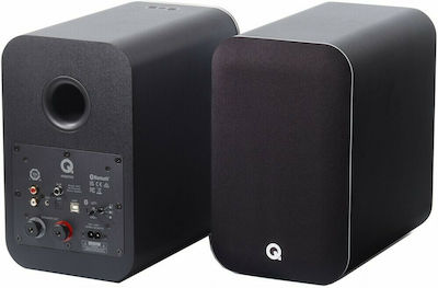 Q-Acoustics M20 Pair of Hi-Fi Speakers Bookself 130W 2 No of Drivers W17xD29.6xH27.9cm. Black