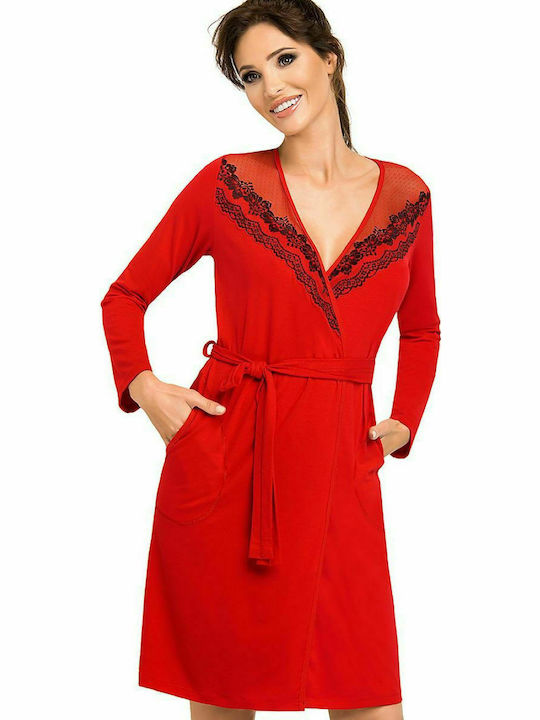 Donna Women's Robe Red Jasmine