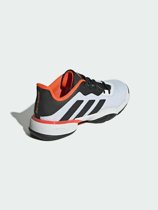 Adidas Αθλητικά Παιδικά Παπούτσια Τέννις Barricade Tennis Cloud White / Core Black / Solar Red