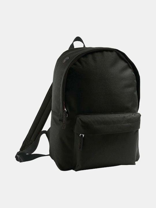 Sol's Rider Black School Bag Backpack Junior High-High School in Black color 16lt