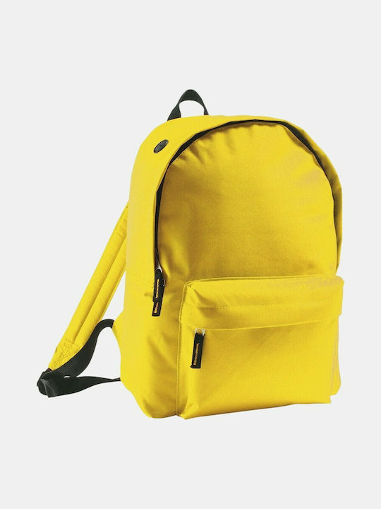 Sol's Rider Gold Schulranzen Rucksack Junior High-High School in Gelb Farbe 16Es