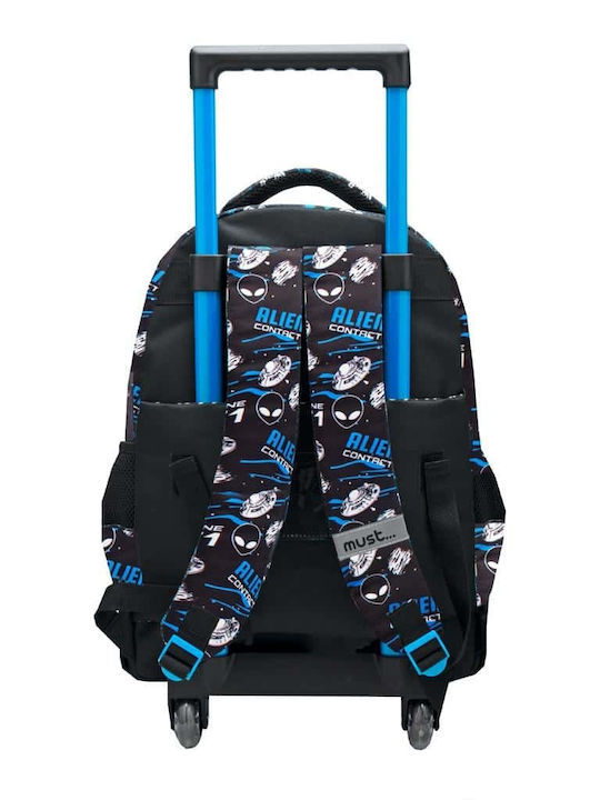 Must Glow in the Dark School Bag Trolley Elementary, Elementary in Blue color