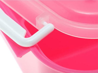 Sigikid Λαγός Kids Lunch Plastic Box Pink L17xW11xH7cm