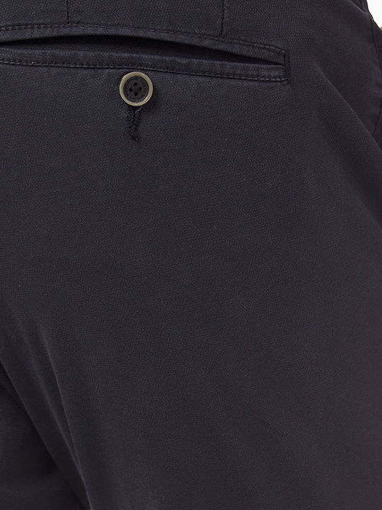 Trousers Chino Elastic in Slim Fit Marine