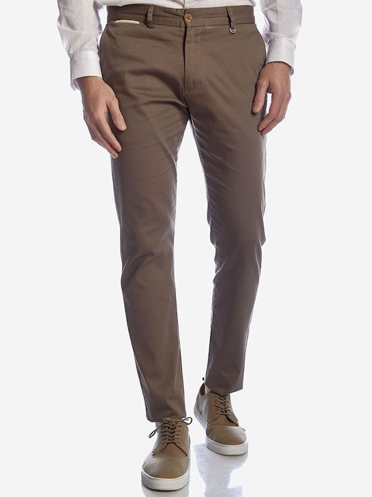 Παντελόνι Chino Ελαστικό σε Slim Εφαρμογή Cigar