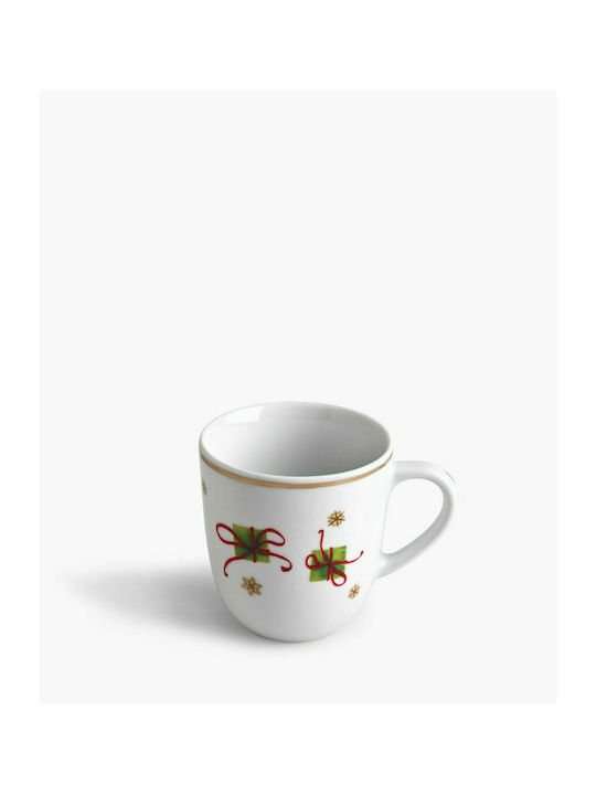 Ιωνία Noel Christmas Mug Porcelain White 1pcs