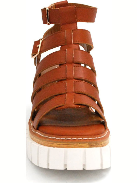 Behati Leather Sandals Tan
