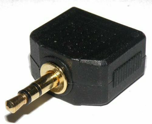 Muzik Μετατροπέας 3.5mm male σε 3.5mm 2x female 1τμχ 10-2043G
