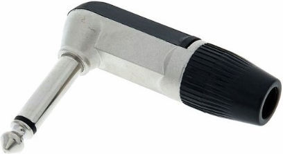Audio Master TJ054 Stecker 6,3mm Klinke mono männlich Silber